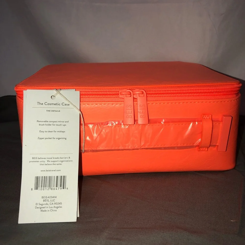 BEIS Creamsicle cosmetic case - Picture 4 of 6